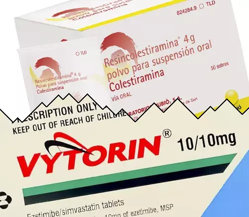Resincolestiramina contra Vytorin